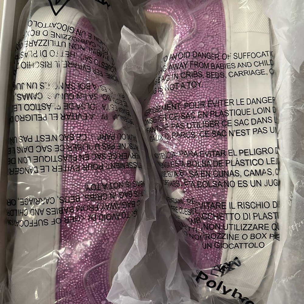 Betsy Johnson Women's Pink Glitter Sneakers